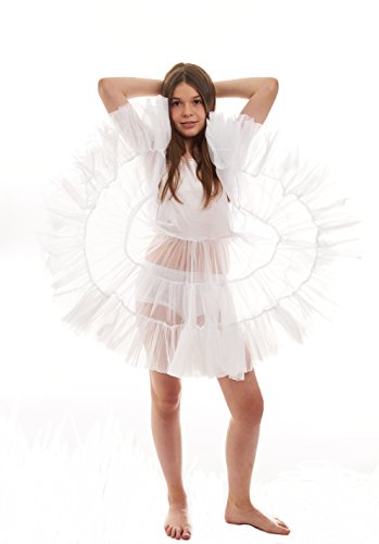 Candyland Petticoat Dress for Girls (White, Size 10) Candyland Petticoat Dress for Girls (White, Size 10)